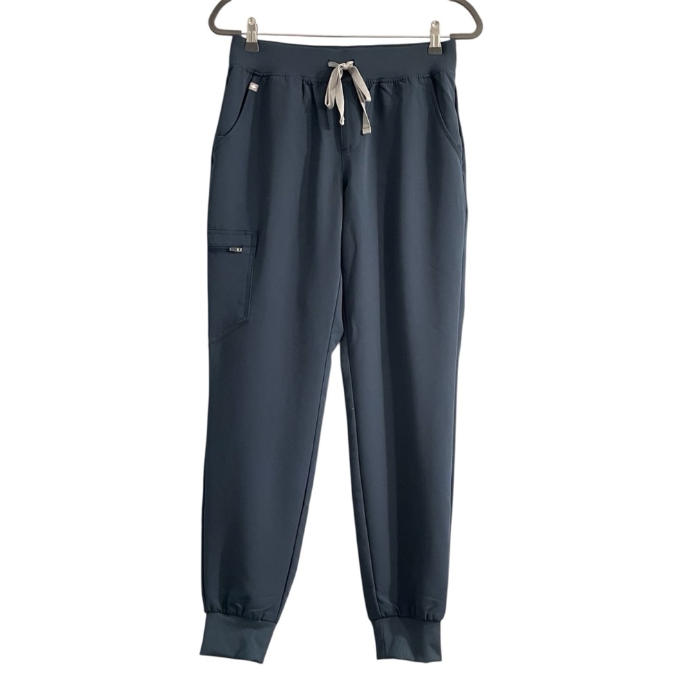 Figs Zamora Jogger Scrub Pants Teal Women's Size Small PO# 5292